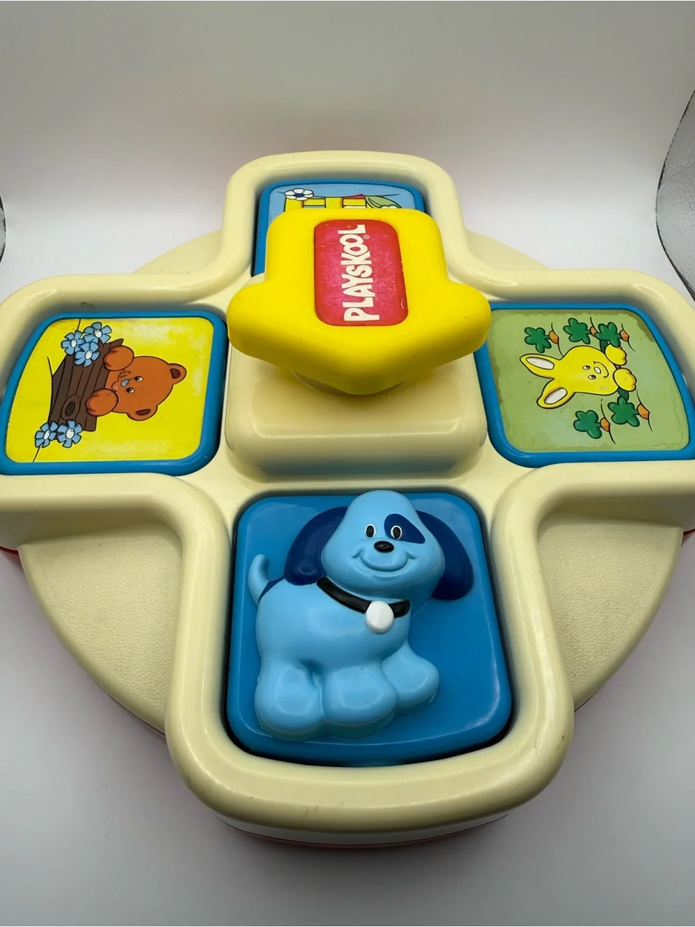 90s Vintage Playskool Peek N’ Pop Flip Toy #5127 Tested! Learning Toy Rare